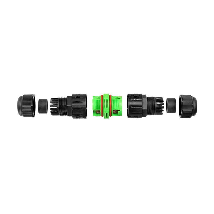 Tekox Conector Estanco IP68 Lineal 3 Polos 2.5 mm² 450V 17.5A