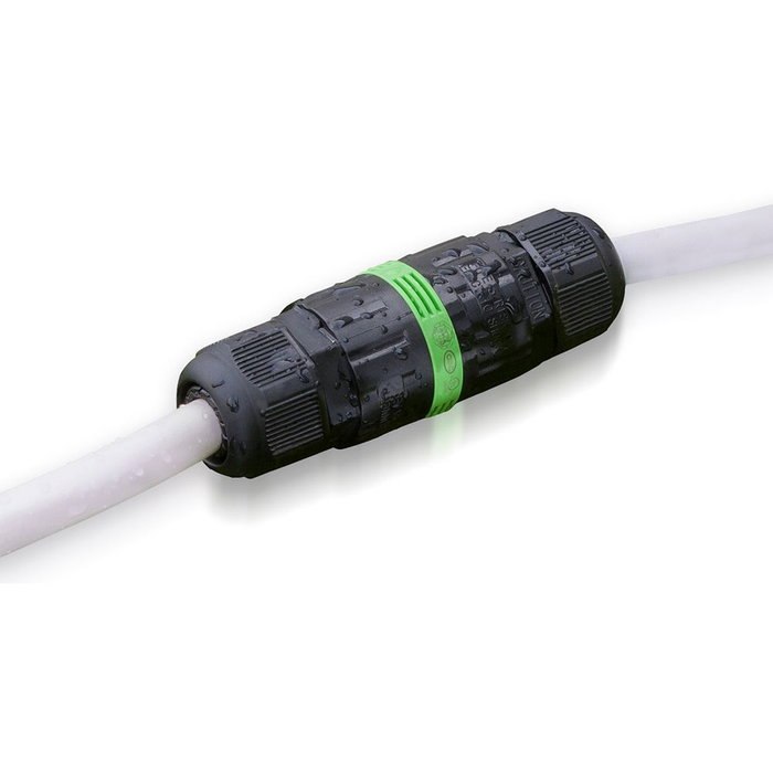 Tekox Conector Estanco IP68 Lineal 3 Polos 2.5 mm² 450V 17.5A