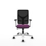 PIQUERAS Y CRESPO Silla de oficina Motilla con mecanismo Sincro/Traslack, Morado y Negro
