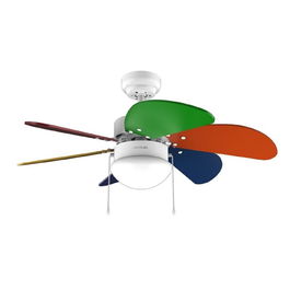 Ventilador de Techo con Luz Cecotec EnergySilence Aero 360 ColorFull 50 W