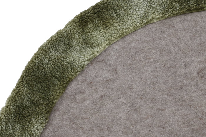 DKD Home Decor Base para Árbol de Navidad Verde y Beige 105x0,5x105 cm