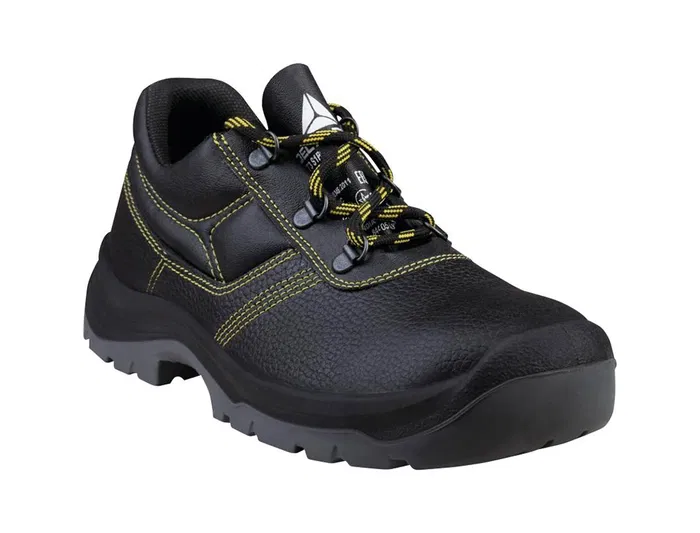 Deltaplus Zapatos de Seguridad Piel Crupon Pigmentada Suela PU Bi Densidad Negro Talla 42