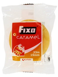 Cinta Adhesiva Fixo Caramel Rollo 33X19 (Set de 20)