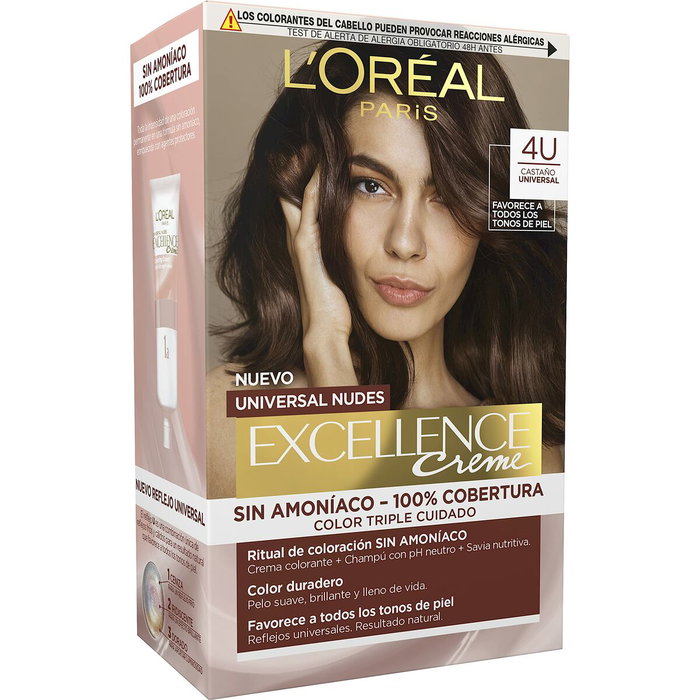 L'Oréal Paris Excellence Nudes Tinte 4u-brown 5 u