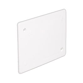 Solera Tapa c/tornillos 60115 12x8cm Plástico Blanco