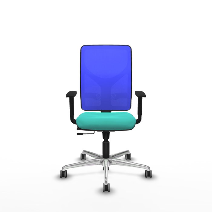PIQUERAS Y CRESPO Silla de oficina Motilla con mecanismo Sincro/Traslack, Turquesa y Azul PIQUERAS Y CRESPO Silla de oficina Motilla con mecanismo Sincro/Traslack, Turquesa y Azul