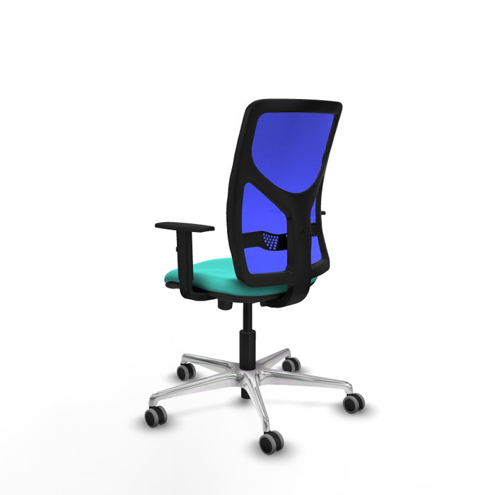 PIQUERAS Y CRESPO Silla de oficina Motilla con mecanismo Sincro/Traslack, Turquesa y Azul PIQUERAS Y CRESPO Silla de oficina Motilla con mecanismo Sincro/Traslack, Turquesa y Azul