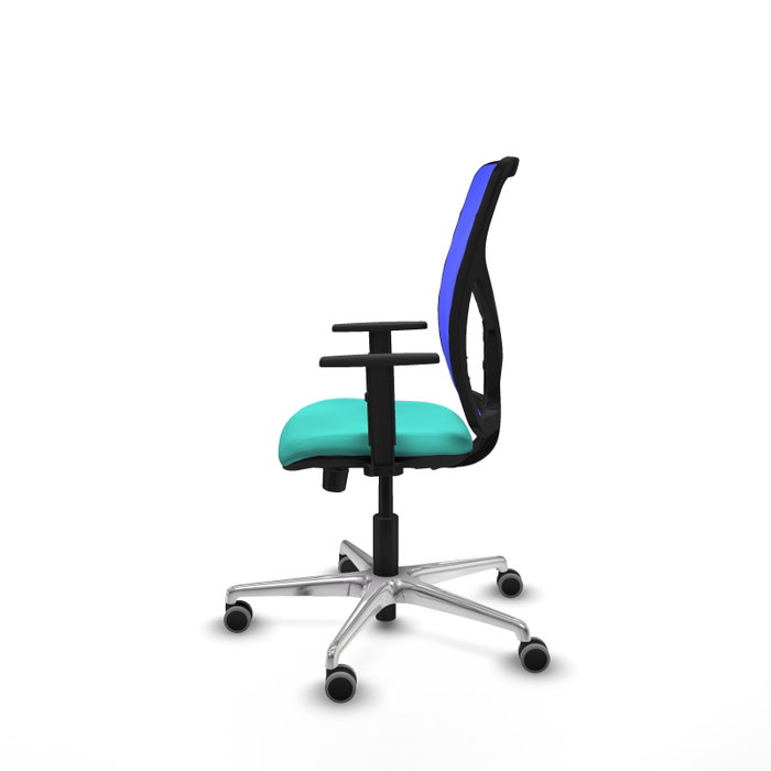 PIQUERAS Y CRESPO Silla de oficina Motilla con mecanismo Sincro/Traslack, Turquesa y Azul PIQUERAS Y CRESPO Silla de oficina Motilla con mecanismo Sincro/Traslack, Turquesa y Azul