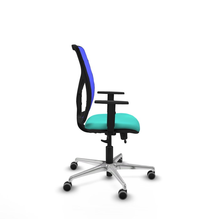PIQUERAS Y CRESPO Silla de oficina Motilla con mecanismo Sincro/Traslack, Turquesa y Azul PIQUERAS Y CRESPO Silla de oficina Motilla con mecanismo Sincro/Traslack, Turquesa y Azul
