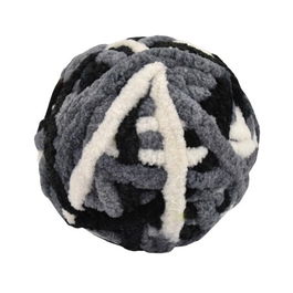 Nayeco Pelota de Lana para Gatos con Sonido (Set 3 uds, Gris, 6cm)