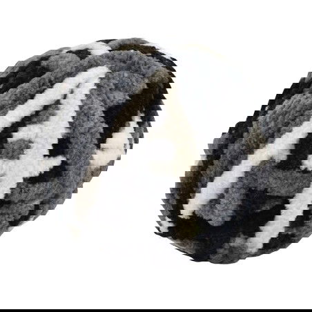 Nayeco Pelota de Lana para Gatos con Sonido (Set 3 uds, Gris, 6cm)