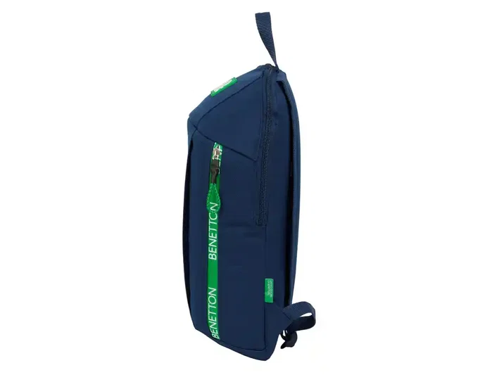 Safta Mini Mochila Cremallera Vertical Benetton Green Safta Mini Mochila Cremallera Vertical Benetton Green
