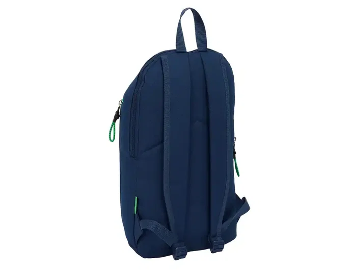 Safta Mini Mochila Cremallera Vertical Benetton Green Safta Mini Mochila Cremallera Vertical Benetton Green
