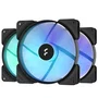Fractal Design Aspect 14 RGB PWM Ventilador 140 mm Negro (Pack de 3)