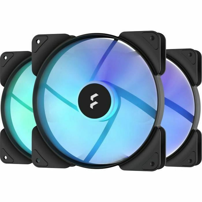 Fractal Design Aspect 14 RGB PWM Ventilador 14 cm Negro (Pack de 3 piezas)