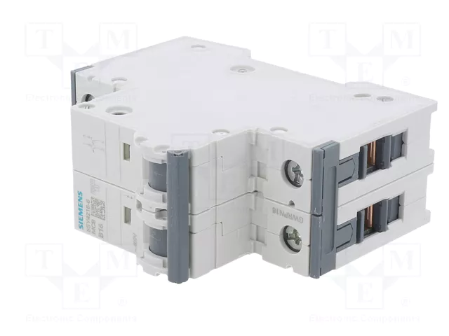 SIEMENS 5SY4216-6 Interruptor magnetotérmico 2 polos 16A 10kA SIEMENS 5SY4216-6 Interruptor magnetotérmico 2 polos 16A 10kA
