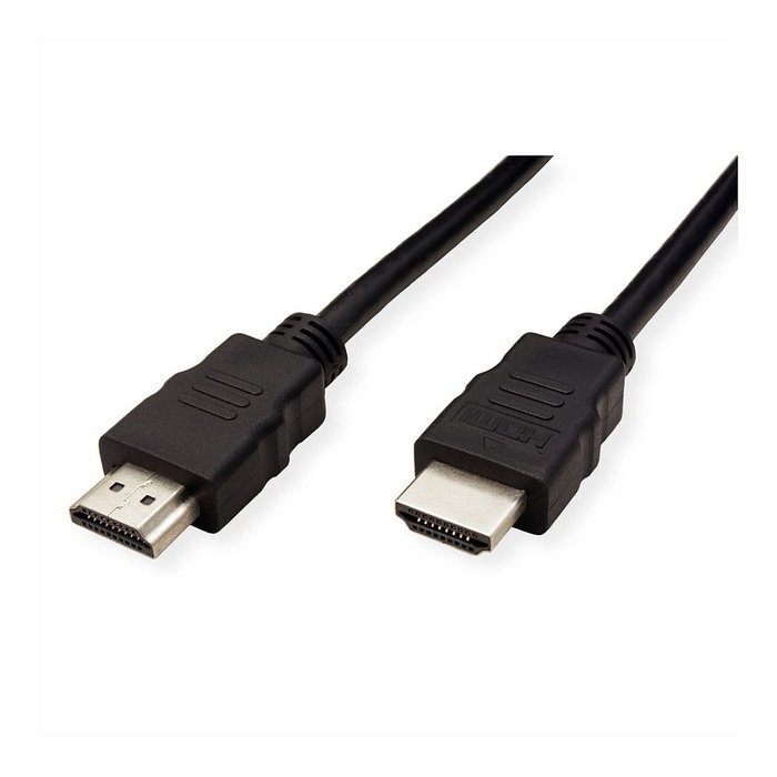 ROLINE Cable HDMI High Speed 3 m con Ethernet, ARC, 3D, 4K 2160p, Color Negro, Referencia 11.44.5733