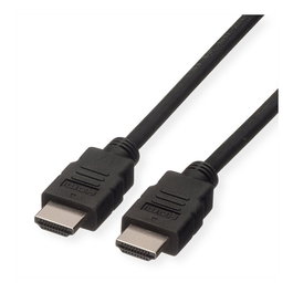 ROLINE Cable HDMI High Speed 3 m con Ethernet, ARC, 3D, 4K 2160p, Color Negro, Referencia 11.44.5733
