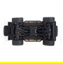 AMEWI D90X28 Crawler RC Auto 4WD Metal 1:28 Con Batería Li-Po 300mAh 7.4V Listo para Usar, Color Amarillo