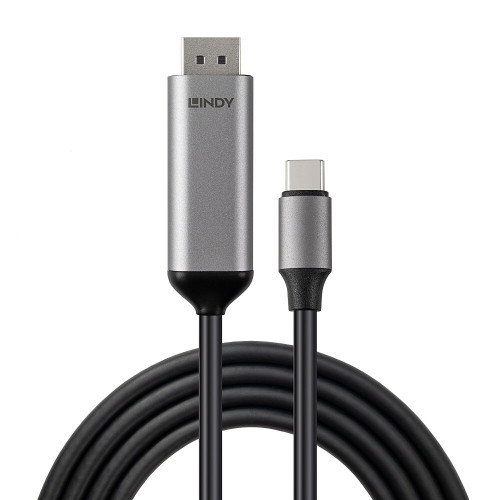 Lindy Cable USB Tipo C a DisplayPort 2m Bidireccional 8K60Hz