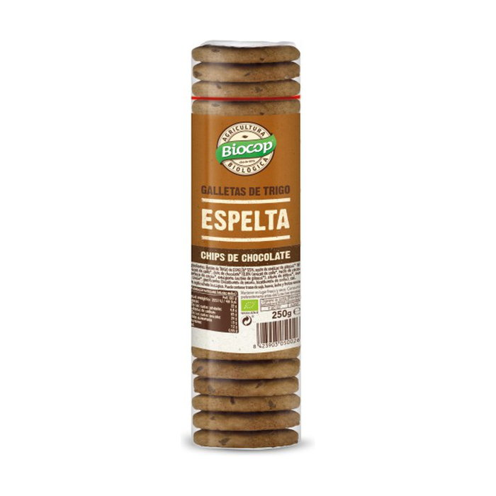 Biocop Galletas de Espelta con Chips de Chocolate 250g - Bio Biocop Galletas de Espelta con Chips de Chocolate 250g - Bio