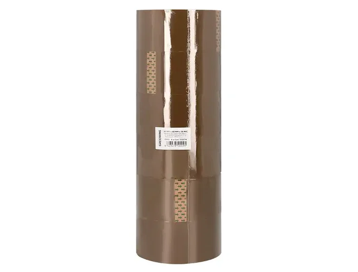 Greening Cinta Adhesiva de Polipropileno Marrón Havana 60 m x 48 mm