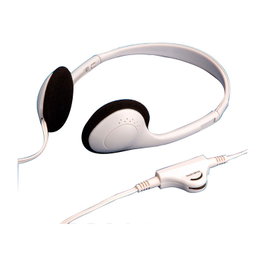 VALUE Auriculares Stereo con control de volumen, gris