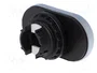 EATON ELECTRIC Interruptor doble negro 22mm