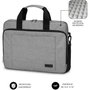 Subblim Maletín Air Padding para Portátil hasta 14 pulgadas, Gris