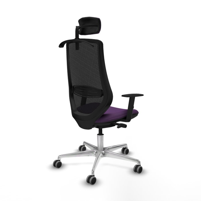 PIQUERAS Y CRESPO Silla de oficina Mardos con mecanismo Sincro/Traslack, Morado y Negro PIQUERAS Y CRESPO Silla de oficina Mardos con mecanismo Sincro/Traslack, Morado y Negro