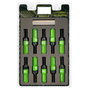 OMP Juego de 20 Tornillos con Protector de Aluminio Verde M14x1.25