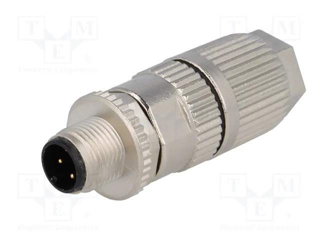 HARTING Conector M12 HARAX macho de 4 pines recto