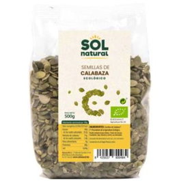 SOLNATURAL Semillas De Calabaza 500Gr. Bio Agricultura Ecológica