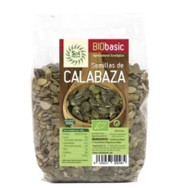SOLNATURAL Semillas De Calabaza 500Gr. Bio Agricultura Ecológica