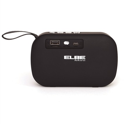 Elbe ALT-N10-BT Altavoz Bluetooth Mini Negro 3W con Radio Elbe ALT-N10-BT Altavoz Bluetooth Mini Negro 3W con Radio
