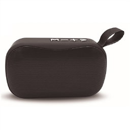 Elbe ALT-N10-BT Altavoz Bluetooth Mini Negro 3W con Radio