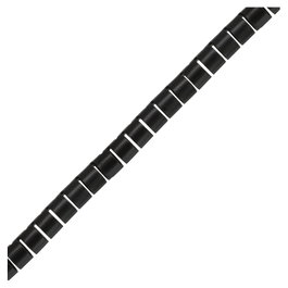 InLine Canaleta flexible para cables 25mm negro 10m