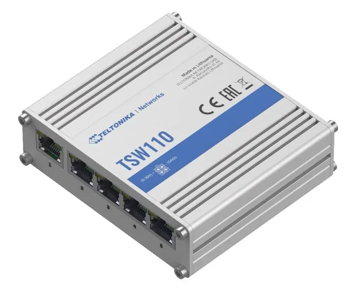 Teltonika Networks TSW110 Switch Gigabit Ethernet No Administrado con 5 Puertos y PoE