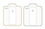 DKD Home Decor Cambiador 1 x 40 x 22 cm Amarillo Verde 2 Unidades