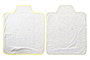 DKD Home Decor Cambiador 1 x 40 x 22 cm Amarillo Verde 2 Unidades