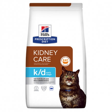 Hill's Prescription Diet Feline K/D Early Stage Pienso para Gatos con Enfermedad Renal 1.5kg Hill's Prescription Diet Feline K/D Early Stage Pienso para Gatos con Enfermedad Renal 1.5kg