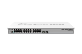 Mikrotik CRS326-24G-2S+RM Switch Gestionado L2 Gigabit Ethernet 24 Puertos RJ-45 Gris
