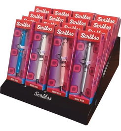 Boligrafo Scrikss Mini Surtido Expositor De 20 (5 Colores)