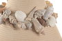 DKD Home Decor Jarrón de Cerámica Crema 19x19x33 cm