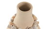 DKD Home Decor Jarrón de Cerámica Crema 19x19x33 cm