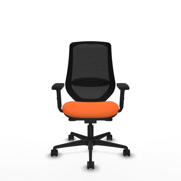 PIQUERAS Y CRESPO Silla de oficina Mardos con mecanismo Sincro/Traslack, Naranja y Negro PIQUERAS Y CRESPO Silla de oficina Mardos con mecanismo Sincro/Traslack, Naranja y Negro