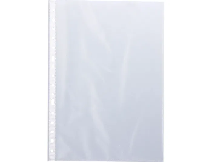 Q-connect Funda Multitaladro Cristal DIN A4 100 mc Bolsa de 100 Unidades