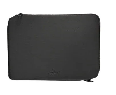 Tucano BFDOP1314-BK Funda/Maletín Neopreno para Portátil 13-14", Negro, Compatible con Apple, con Cremallera, Bolsillo para Tablet y Móvil