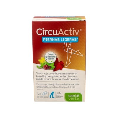 Sante Verte Circuactiv Piernas Ligeras 60 Comp, Para Una Sensación de Piernas Ligeras y Descansadas Sante Verte Circuactiv Piernas Ligeras 60 Comp, Para Una Sensación de Piernas Ligeras y Descansadas