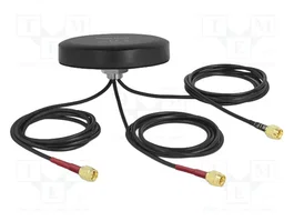 DeLOCK Antena LTE MIMO Dualband WLAN 3 x SMA 1 m Negro